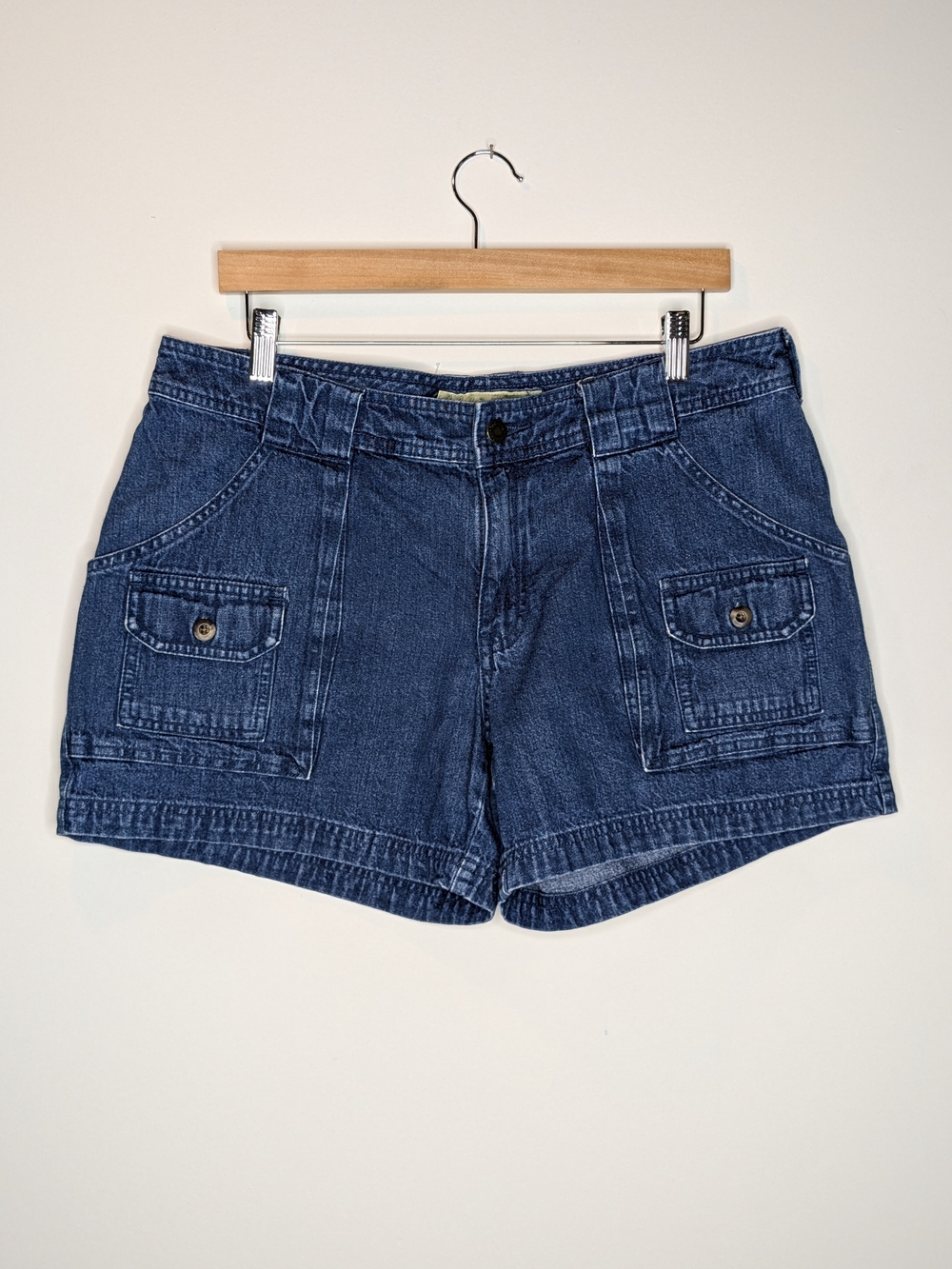 Dark Blue Denim Utility Shorts Cabela's Size 12